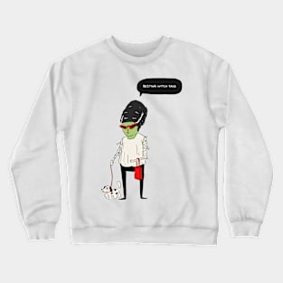 Resting Witch Face Halloween Crewneck Sweatshirt